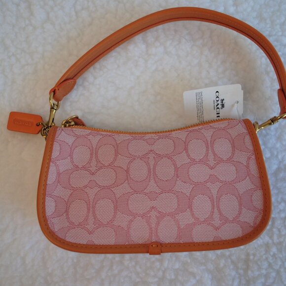 COACH - Swinger 20 in Pink and Orange - Picture 7 of 7